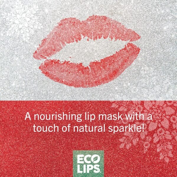 A1SX2p38-bL._SL1500_.jpg Eco Lips Sparkling Vanilla Mint Candy Cane Lip Mask and Sugar Lip Scrub for Holiday Gifting, Stocking Stuffers, 0.25 oz. (2 ct)