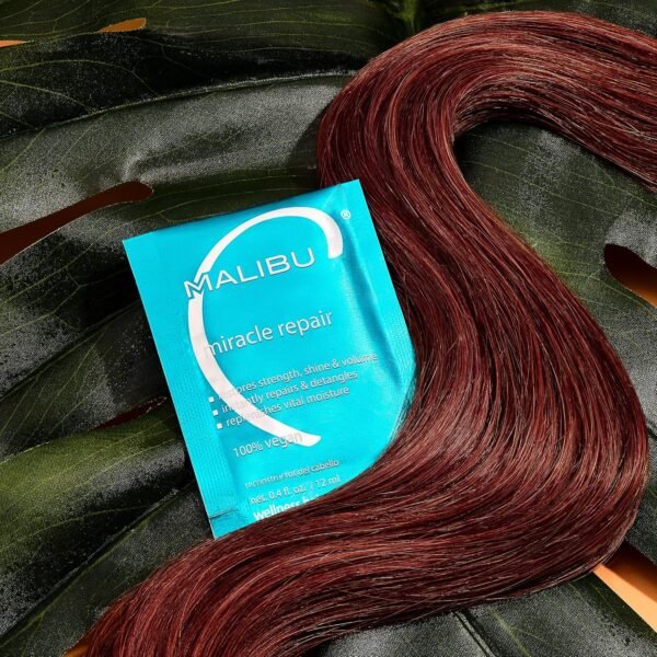 Malibu C Miracle Repair Hair Reconstructor - Nourishing Treatment for Weak, Damaged Strands - Flax Protein & Vitamin B5 for Moisture