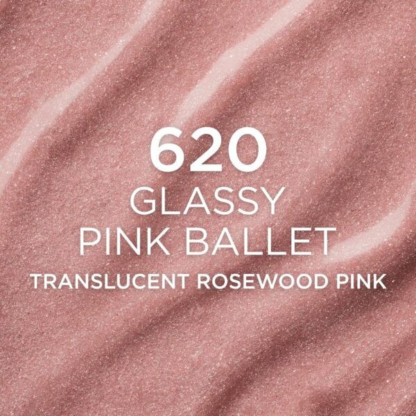 L'Oreal Paris True Match Lumi Le Glass Highlighter Stick, Reflective, Translucent, Glassy Highlighter for Face and Body, 620 Pink Ballet, 0.25 Oz